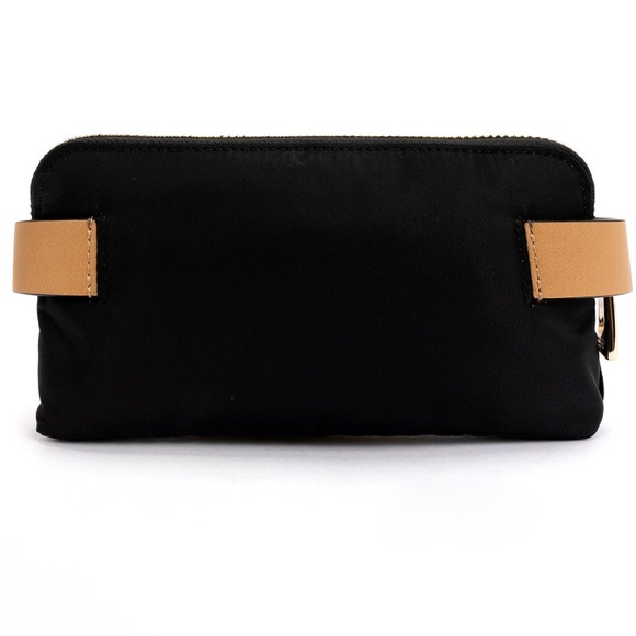 NWT Kate Spade Black Nylon Belt Bag Crossbody Waist Bag Classic - Picture 3 of 10